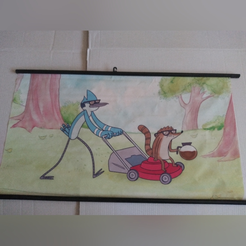 Regular Show - Mordecai and Rigby - Collectible Rare Wall Poster